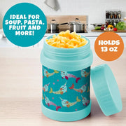Bentology Reusable Insulated Food Jar - Narwhal