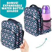 Bentology Insulated Reusable Lunch Bag Tote - Flamingo