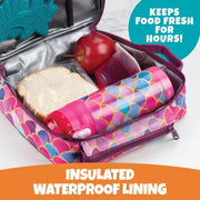 Bentology Insulated Reusable Lunch Bag Tote - Mermaid