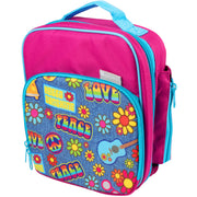 Bentology Insulated Reusable Lunch Bag Tote - Retro Hippie