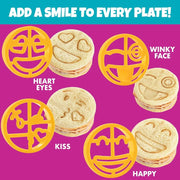 Bentology Sandwich Cutter - 4 Pack of Emoji Faces