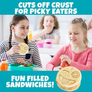 Bentology Sandwich Cutter - 4 Pack of Emoji Faces