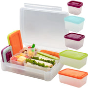 Bentology Bento Box Set with 5 Removable Nesting Containers -  Rainbow