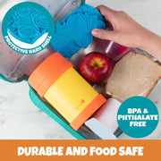 Bentology Reusable Hard Ice 3 Pack - Blue Truck