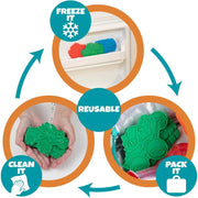 Bentology Reusable Hard Ice 3 Pack - Multi Color Truck