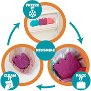 Bentology Reusable Hard Ice 3 Pack - Kitty Cat