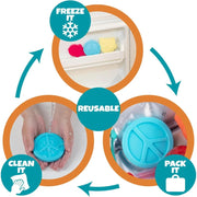 Bentology Reusable Hard Ice 3 Pack - Peace Sign