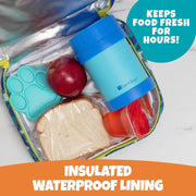 Bentology Insulated Reusable Lunch Bag Sleeve - Blue Camouflage