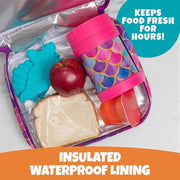 Bentology Insulated Reusable Lunch Bag Sleeve - Mermaid