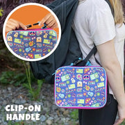 Bentology Insulated Reusable Lunch Bag Sleeve - Retro Hippie