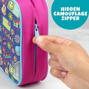 Bentology Insulated Reusable Lunch Bag Sleeve - Retro Hippie