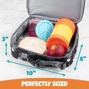 Bentology Insulated Reusable Lunch Bag Sleeve - Skull