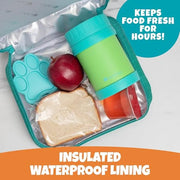 Bentology Insulated Reusable Lunch Bag Sleeve - Turquoise