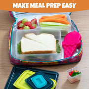 Bentology Bento Buddy with 4 Reusable Storage Meal Prep Containers -  Pink