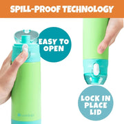 Bentology Reusable Insulated Water Bottle - Green