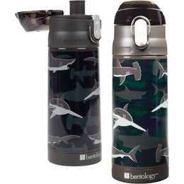 Bentology Reusable Insulated Water Bottle - Shark