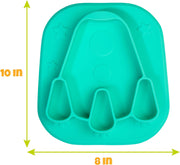 Bentology Silicone Non-Slip Feeding Plates - 3 Pack Transportation Vehicle