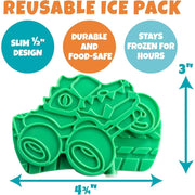 Bentology 3 in 1 Lunch Kit - Bag, Water Bottle, Hard Ice Pack - Monster Truck