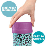 Bentology Reusable Insulated Food Jar - Cheetah