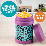 Bentology Reusable Insulated Food Jar - Cheetah
