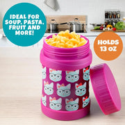 Bentology Reusable Insulated Food Jar - Kitty Cat