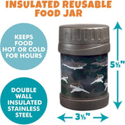 Bentology Reusable Insulated Food Jar - Shark