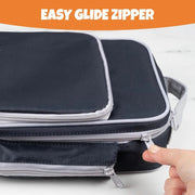 Bentology Insulated Reusable Lunch Bag Tote - Blue Grey