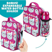 Bentology Insulated Reusable Lunch Bag Tote - Kitty Cat