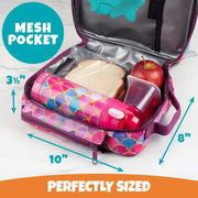 Bentology Insulated Reusable Lunch Bag Tote - Mermaid