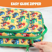 Bentology Insulated Reusable Lunch Bag Tote - Monster Truck