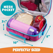 Bentology Insulated Reusable Lunch Bag Tote - Retro Hippie