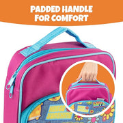 Bentology Insulated Reusable Lunch Bag Tote - Retro Hippie