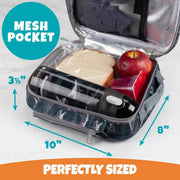 Bentology Insulated Reusable Lunch Bag Tote - Shark