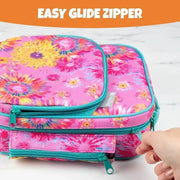 Bentology Insulated Reusable Lunch Bag Tote - Flowers