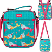 Bentology Convertible - 2 in 1 Reusable Lunch Bag - Narwhal