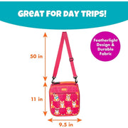 Bentology Convertible Kit - 2 in 1 Reusable Lunch Bag, Hard Ice Pack, Insulated Food Jar - Corgi