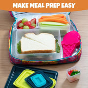 Bentology Reusable Storage Containers - Set of 4 with Lids - Multi Color