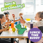 Bentology Insulated Lunch Bag Tote- Green Dinosaur