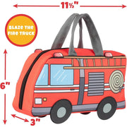 Bentology Insulated Lunch Bag Tote- Red Fire Truck
