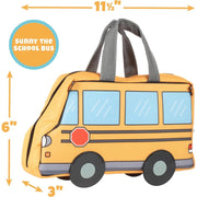 Bentology Insulated Lunch Bag Tote- Yellow School Bus