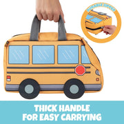 Bentology Insulated Lunch Bag Tote- Yellow School Bus