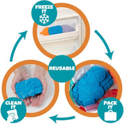 Bentology Reusable Hard Ice 3 Pack - Blue Truck