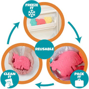 Bentology Reusable Hard Ice 3 Pack - Unicorn