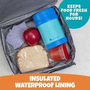 Bentology Insulated Reusable Lunch Bag Sleeve - Fish