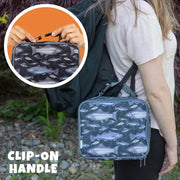 Bentology Insulated Reusable Lunch Bag Sleeve - Fish