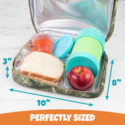 Bentology Insulated Reusable Lunch Bag Sleeve - Jets