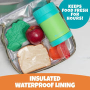 Bentology Insulated Reusable Lunch Bag Sleeve - Jets