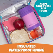 Bentology Insulated Reusable Lunch Bag Sleeve - Retro Hippie