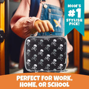 Bentology Insulated Reusable Lunch Bag Sleeve - Skull