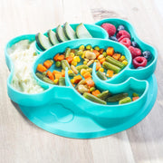 Bentology Silicone Non-Slip Feeding Plates - 3 Pack Animal